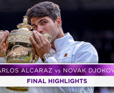 Alcaraz goes back-to-back | Carlos Alcaraz vs Novak Djokovic | Final Highlights | Wimbledon 2024