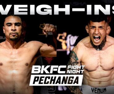 BKFC Prospects Pechanga Weigh-In | LIVE!