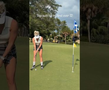 Worked so hard for this moment… 🙏⛳️ #blessed #golfbabe #golfgirl #golfhumor #karinhart #golf #funny