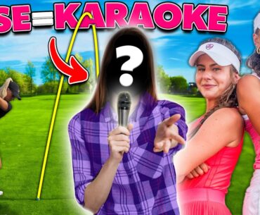 Pros VS Amatures Stroke Play | Losers HAVE to SING | Golf Girl Games