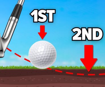 How To STOP Hitting Behind The Golf Ball (and take divots)