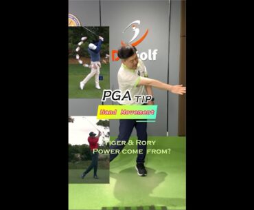 Tiger and Rory McIlroy Where they get their power. Learn the proper Hand movements of Top PGA Pros.