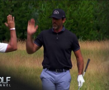 Highlights: American Century Championship, NFL stars, Round 3 | Golf Channel