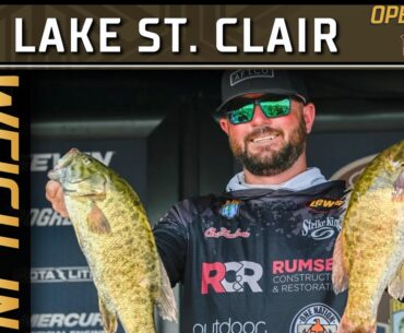 OPEN: Day 2 Weigh-in at Lake St. Clair