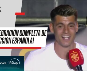 CON MORATA COMO PRESENTADOR, LA SELECCIÓN DE ESPAÑA CELEBRÓ A PLENO EN LAS CALLES DE MADRID