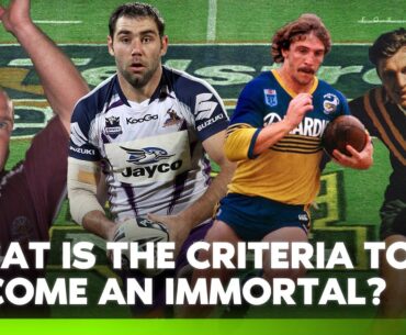 Who will the NRL announce as the next immortal? | Sunday Night with Matty Johns | Fox League