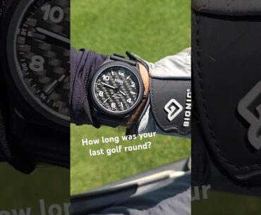 How long was your last round? #golf #watch #ridgeambassador @ridgewallet