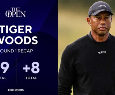 Tiger Woods Cards 8-Over (79) In Round 1 at The Open Championship I CBS Sports