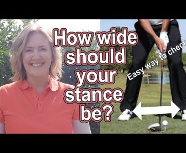 Perfect Your Golf Stance Width | The Simple Heel-to-Shoulder Trick
