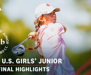 2024 U.S. Girls' Junior Highlights: Semifinal | Malixi vs Koo and Clemente vs Talley