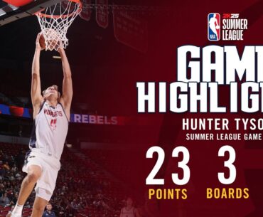 Hunter Tyson Full Game Four Highlights vs. Pacers 🎥 | NBA2k Summer League