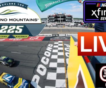 🔴Explore the Pocono Mountains 225. Live Nascar Xfinity Series. Play by Play, Live Leaderboard & More