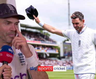 Jimmy Anderson's emotional final interview as an England Test player