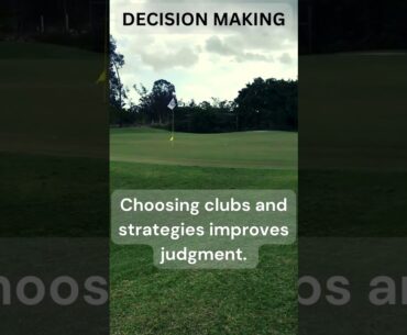 Decision Making. Choosing clubs and strategies improves judgment. #titleistgolf  #golfpassion