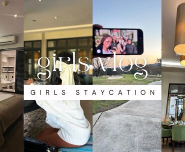 Girls Trip: Hotel staycation + mini golf + games + dinner+ breakfasts + grwm+ lots of fun!!