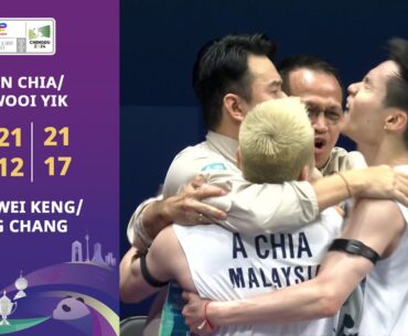 Piala Thomas 2024: Aaron Chia/Soh Wooi Yik 2-1 Liang Wei Keng/Wang Chang | Separuh Akhir