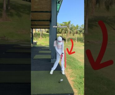 Get a better impact position with this drill! #golf #lessons #shorts #golfgirl