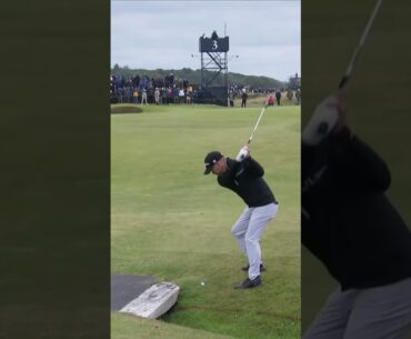 What a WILD tee shot from Brian Harman 😅🏌️