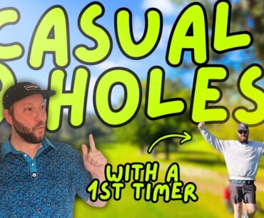 9 Holes of Casual Golf With a First Timer