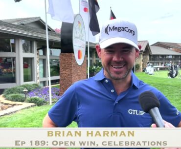 Open champ Brian Harman and his wife embracing the nickname tabloids gave him