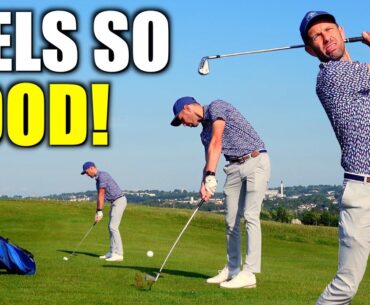 My Golf Swing Has NEVER FELT THIS GOOD - Live Golf Lesson