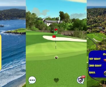 Master, Hole 4 - Par 4 - PEBBLE BEACH 18-hole cup, *Golf Clash Guide*