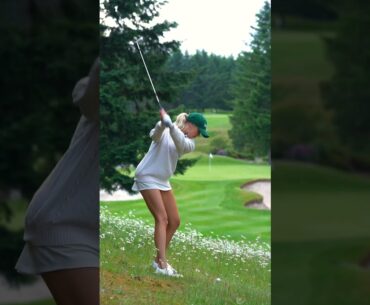 Hidden reason why women's golf clothes designed without pocket #golfswing