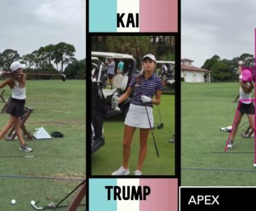 Kai Trump Golf Swing Study - Excellent Example of Dynamic Control