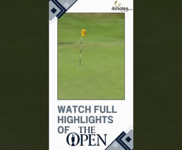 Matt Wallace's Fantastic Swing at 152nd The Open 2024! 🎯| @4molesLetsGolf #theopen