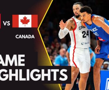 FRANCE VS CANADA | Basketball Friendly Game | Full Highlights | July 19,2024