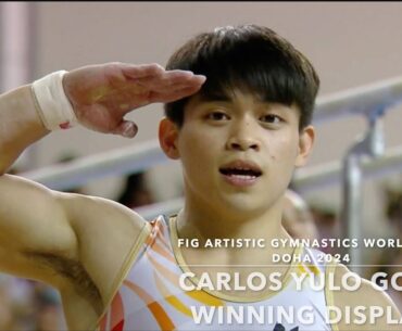 Carlos Yulo 🇵🇭 🥇 🥈 Winning Display PB & Vt | 16th FIG Artistic Gymnastics World Cup Doha 2024