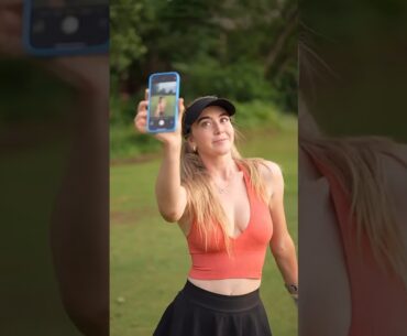 Golf run in slow mo. #shorts #ytshorts #golfgirl #golf