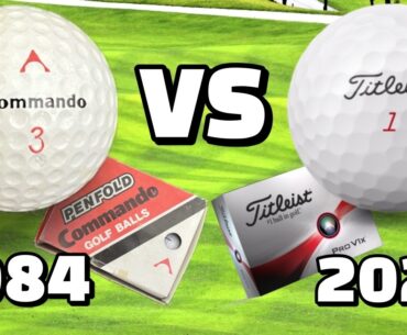 Can a VINTAGE Golf Ball Keep Up With the Titleist Pro V1x? The Results Will SHOCK You!