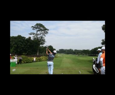 Poom Saksansin from Thailand - Royale Jakarta Golf Club - Hole 1