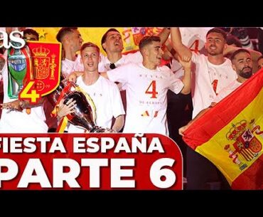 FIESTA COMPLETA CIBELES ESPAÑA CAMPEÓN EUROCOPA | Parte 6: ÉXTASIS LAMINE, MORATA, NICO, RODRI...