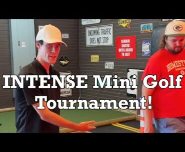 Intense Mini Golf Tournament | FULL ROUND (Winner takes the lead in wins this season)