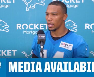 Detroit Lions players meet with the media on July 24 | 2024 Training Camp Day 1