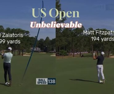 PGA Players Unbelievable. How can 2 players hit same shots and almost exact same results. Amazing