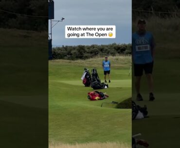 FORE! Caddie Gets Hit At The Open