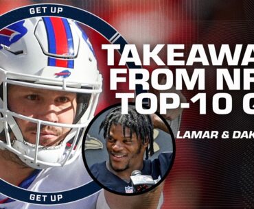 JOSH ALLEN OVERRATED? 🤔 NFL's top-10 QB list reaction & takeaways | Get Up