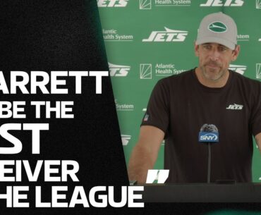 Aaron Rodgers Training Camp Press Conference (7/24) | New York Jets