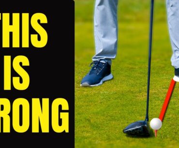 You Can't Hit Driver Straight Using This Popular Ball Position