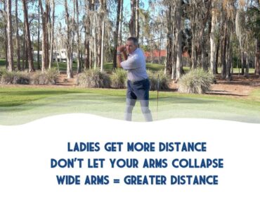 Lady Golfers - Don't Let Your Arms Collapse