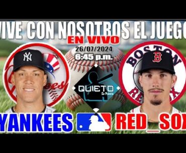 🔴 Boston Red Sox vs New York Yankees - comentarios en vivo