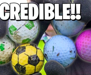 Golf Ball Hunting for the RAREST Colors & Patterns (CRAZY!)