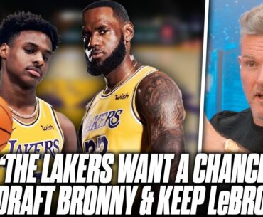 "The Lakers Want The Chance To Draft Bronny James & Keep LeBron James"   Shams Charania