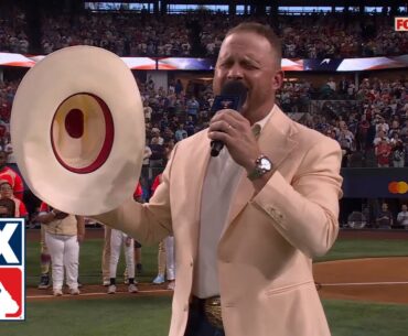 2024 MLB All-Star Game: Cody Johnson performs the National Anthem | MLB on FOX