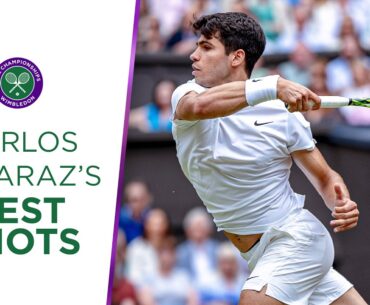 Simply Outrageous! | Carlos Alcaraz's best shots from Wimbledon 2024