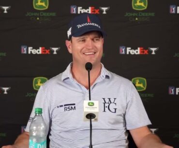 Zach Johnson at John Deere says he's still Got It