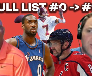 Debating the Best D.C. Athlete Jersey Numbers 0 Through 99 | BMitch & Finlay